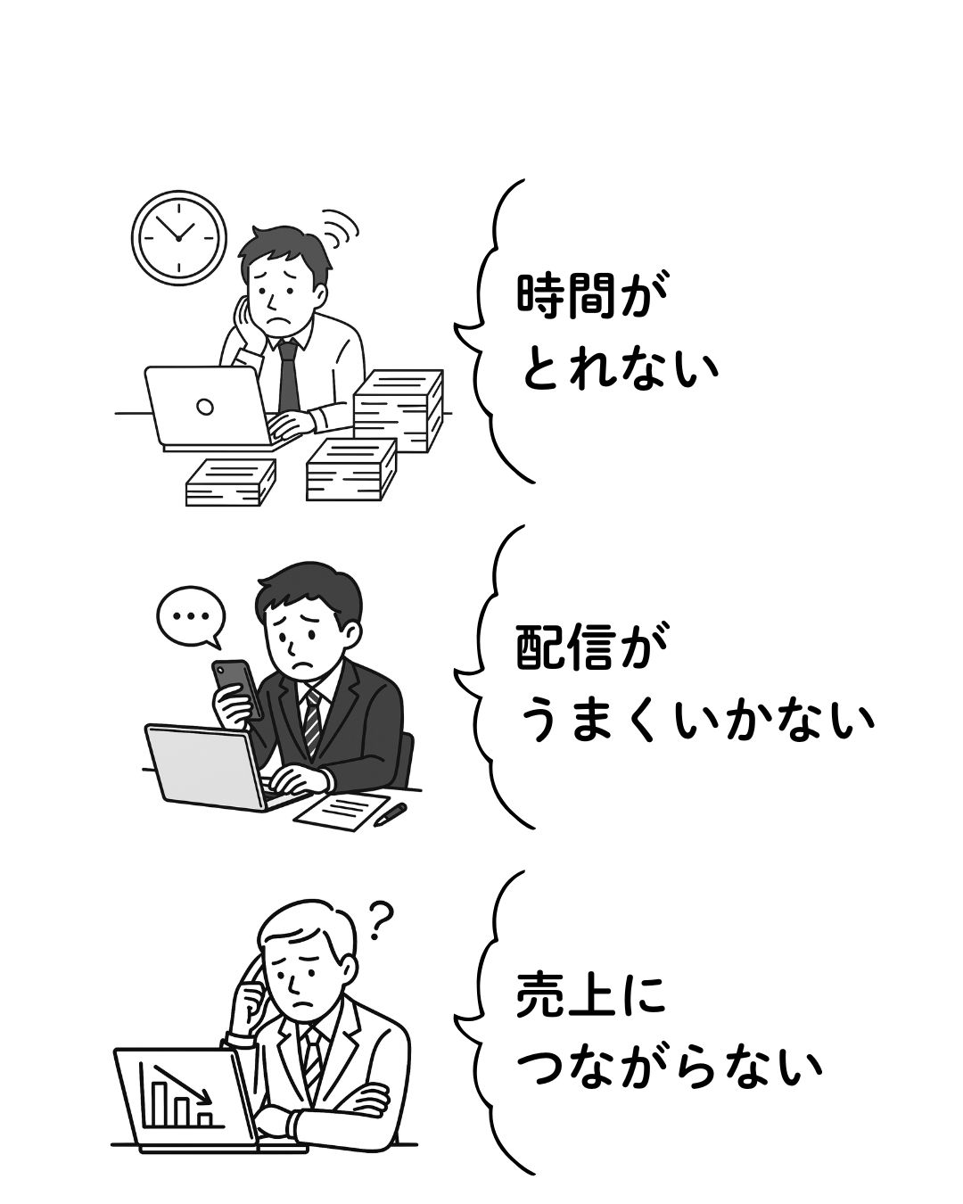 LINE構築お悩み